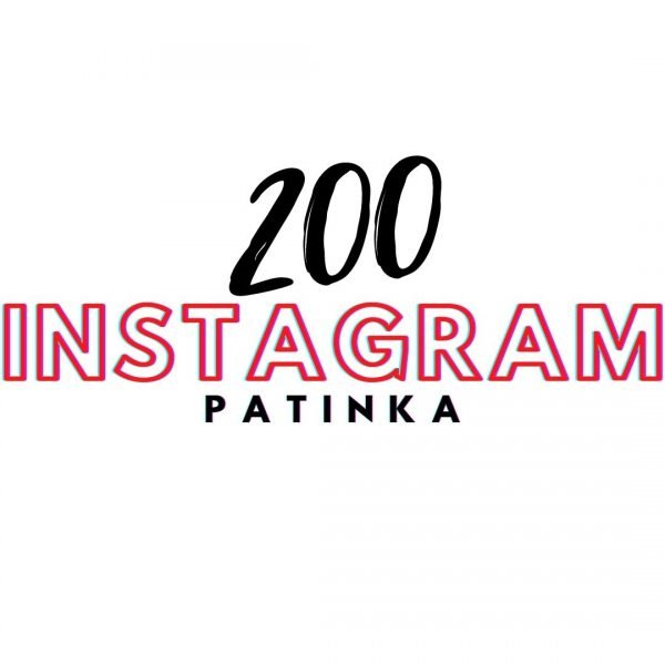 200 patinka paspaudimu